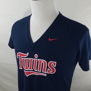 NIKE DRI-FIT Minnesota Twins Baseball V Neck Shirt